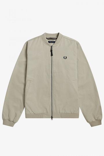 Fred Perry Twill Bomber Miesten Takki Valkoinen | FI 1779TCEV